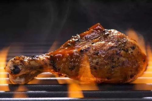 网红小伙野外烤鸡腿图片,网红小伙的户外美食探险记